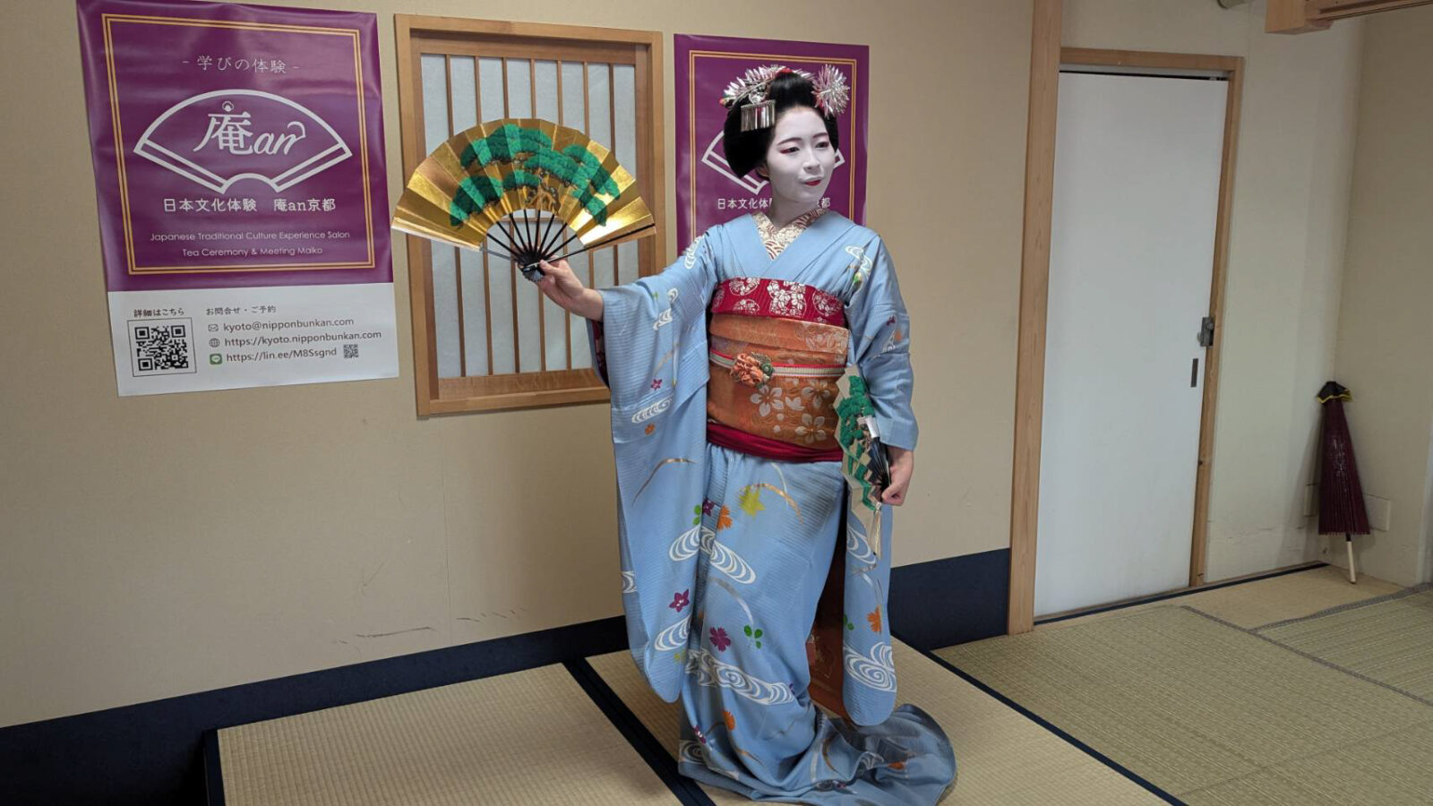 舞妓さんと一緒にランチ体験