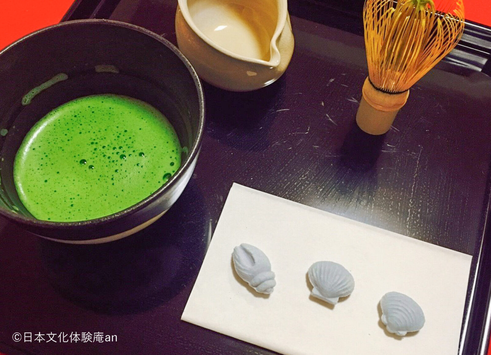 2 Types of Japanese Sweets making and Tea Ceremony (3 kinds of experiences)