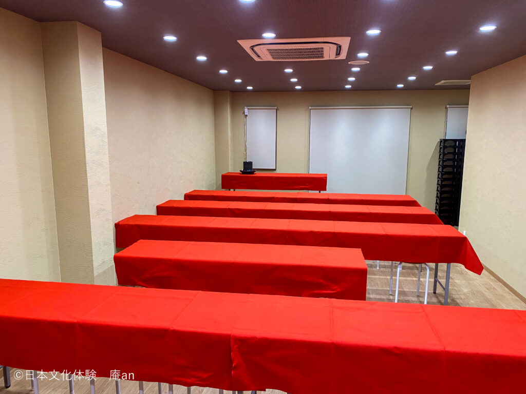 庵an 各会場の配席・定員 